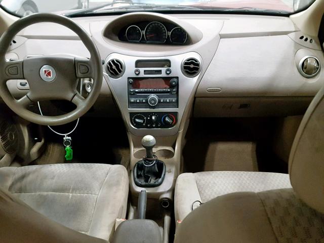 1G8AZ58F67Z174090 - 2007 SATURN ION LEVEL RED photo 9