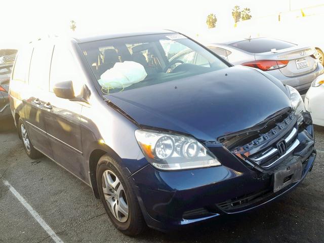 5FNRL38467B045947 - 2007 HONDA ODYSSEY EX 蓝色 照片 1