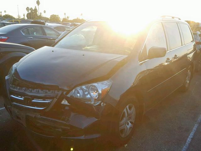 5FNRL38467B045947 - 2007 HONDA ODYSSEY EX 蓝色 照片 2