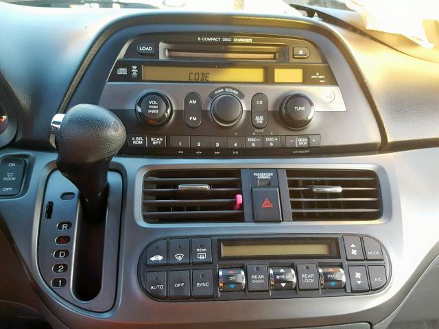 5FNRL38467B045947 - 2007 HONDA ODYSSEY EX 蓝色 照片 9