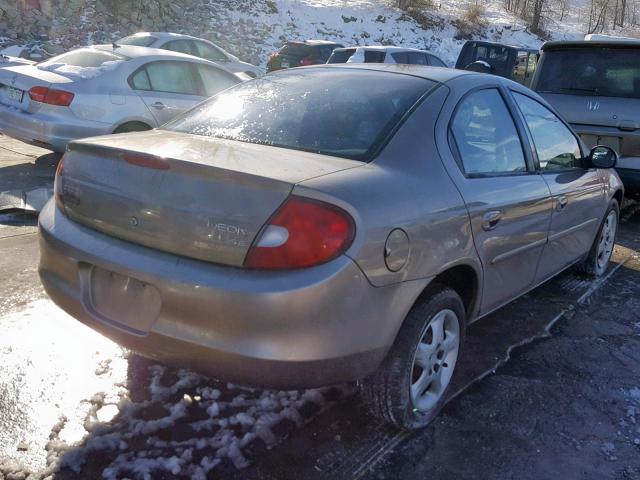 1B3ES46C32D527195 - 2002 DODGE NEON SE GOLD photo 4