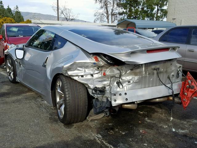 JN1AZ4EH6AM506347 - 2010 NISSAN 370Z SILVER photo 3