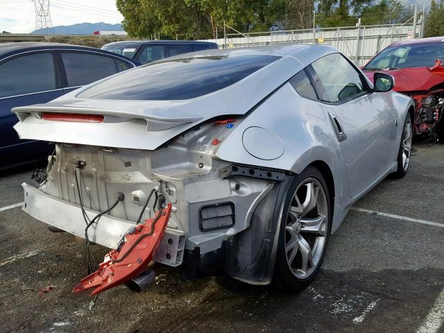 JN1AZ4EH6AM506347 - 2010 NISSAN 370Z SILVER photo 4