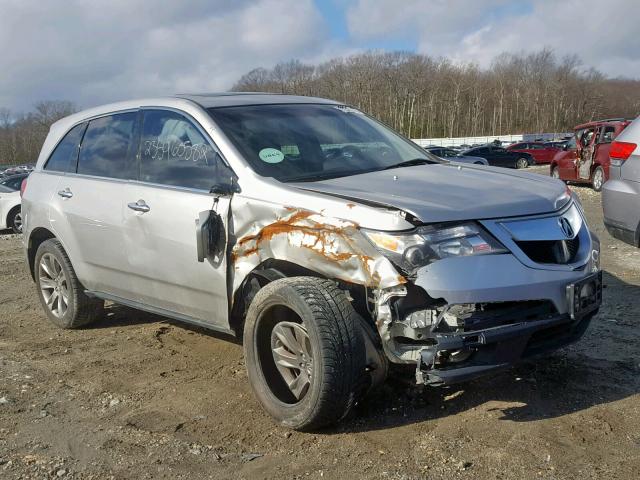 2HNYD2H58AH521400 - 2010 ACURA MDX ADVANC SILVER photo 1