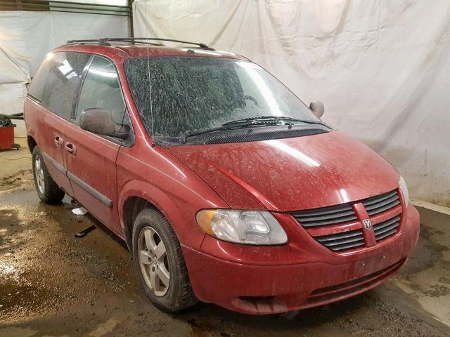 1D4GP45R16B655907 - 2006 DODGE CARAVAN SX RED photo 1