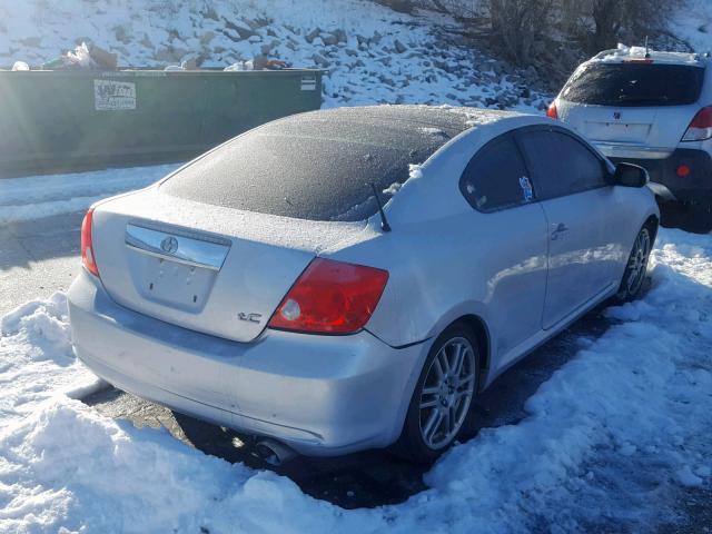 JTKDE177570151429 - 2007 SCION TC SILVER photo 4