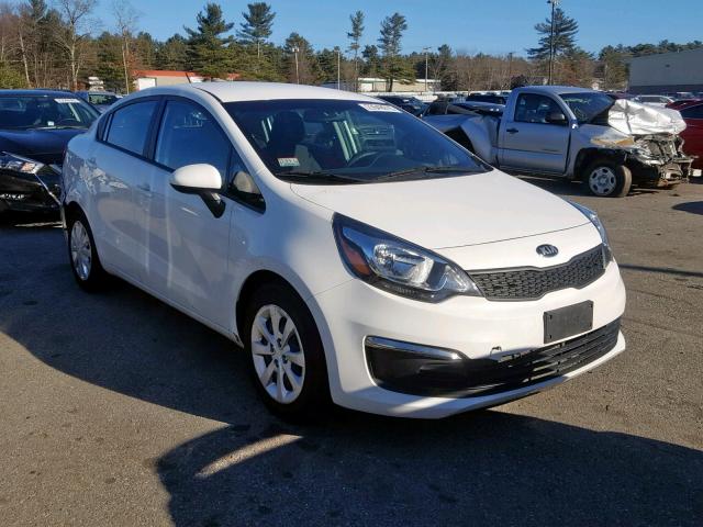 KNADM4A36H6006378 - 2017 KIA RIO LX WHITE photo 1