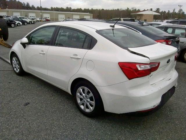 KNADM4A36H6006378 - 2017 KIA RIO LX WHITE photo 3