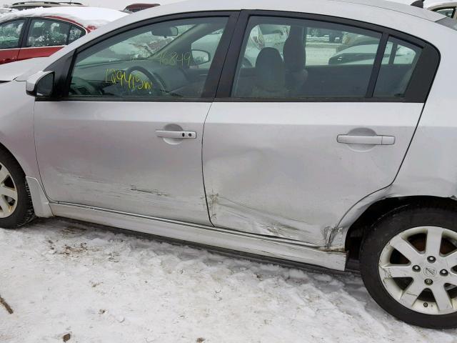3N1AB6AP1BL723541 - 2011 NISSAN SENTRA 2.0 银色 照片 9