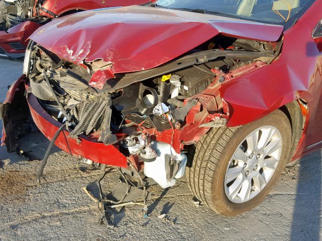 1G4GC5ER9DF161021 - 2013 BUICK LACROSSE MAROON photo 9