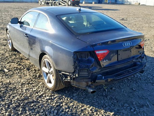 WAUDK78T49A002566 - 2009 AUDI A5 QUATTRO BLACK photo 3