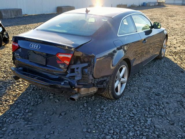 WAUDK78T49A002566 - 2009 AUDI A5 QUATTRO BLACK photo 4