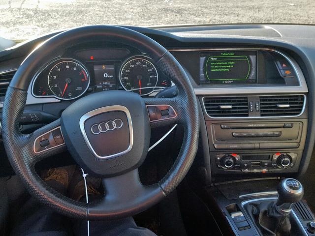 WAUDK78T49A002566 - 2009 AUDI A5 QUATTRO BLACK photo 9