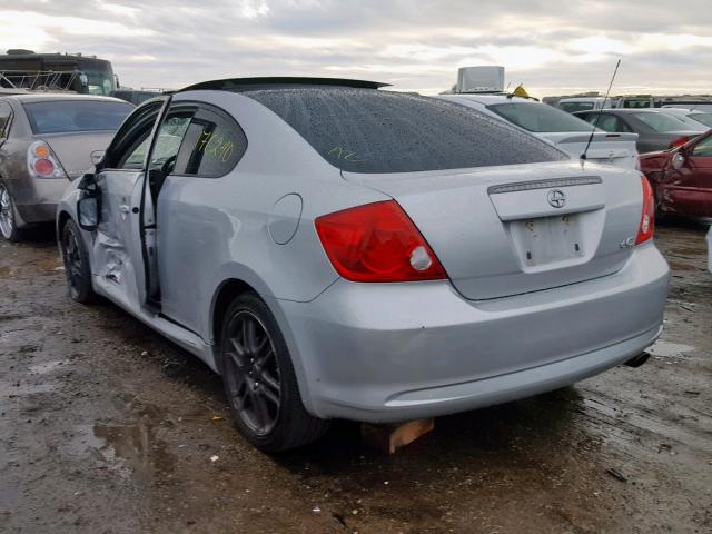 JTKDE177550027528 - 2005 TOYOTA SCION TC ვერცხლისფერი ფოტო 3
