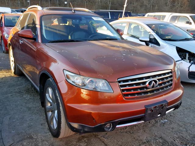 JNRAS08W97X207155 - 2007 INFINITI FX35 RED photo 1