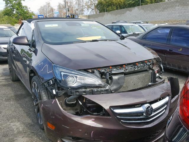 W04WH3N56HG038323 - 2017 BUICK CASCADA PR BROWN photo 1