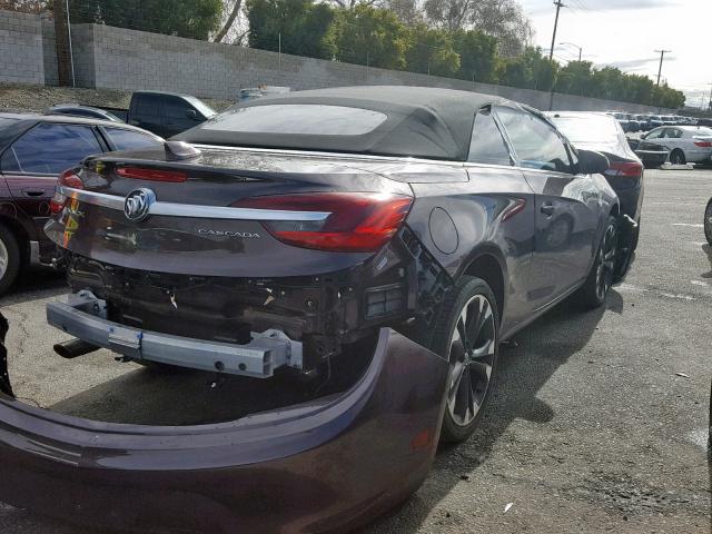 W04WH3N56HG038323 - 2017 BUICK CASCADA PR BROWN photo 4