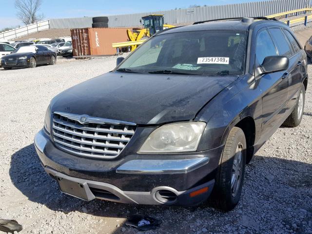 2A4GF68456R625221 - 2006 CHRYSLER PACIFICA T BLACK photo 2