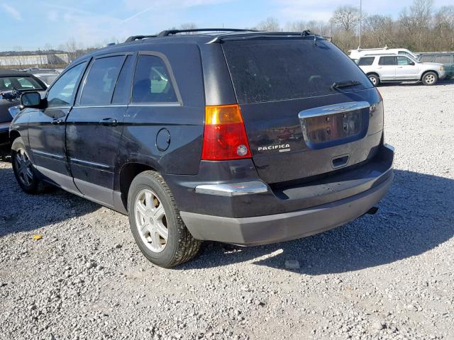 2A4GF68456R625221 - 2006 CHRYSLER PACIFICA T BLACK photo 3