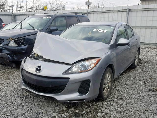 JM1BL1V75D1830307 - 2013 MAZDA 3 I SILVER photo 2