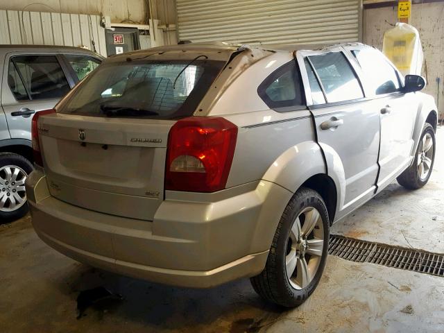 1B3CB4HA8AD535620 - 2010 DODGE CALIBER SX SILVER photo 4