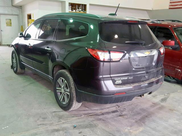 1GNKVHKD3HJ189877 - 2017 CHEVROLET TRAVERSE L BLACK photo 3