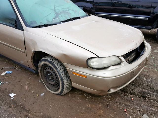 1G1ND52F44M656797 - 2004 CHEVROLET CLASSIC TAN photo 9