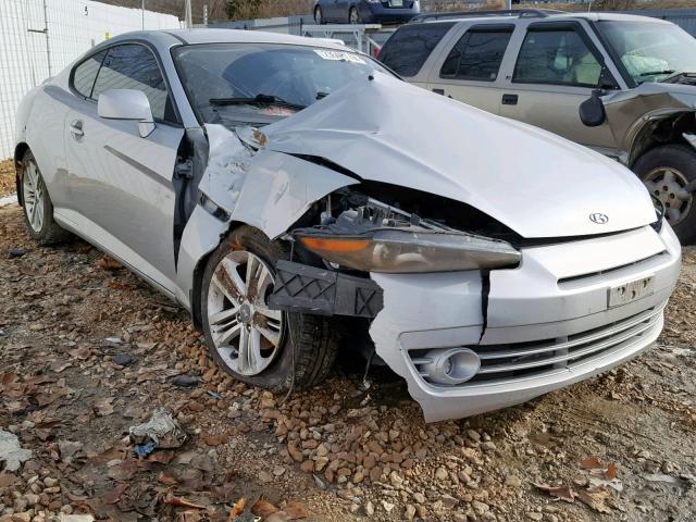 KMHHM66D18U295422 - 2008 HYUNDAI TIBURON GS SILVER photo 1