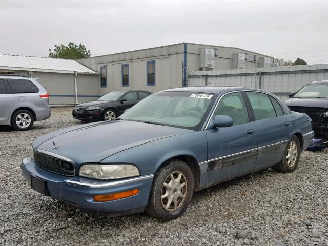 1G4CW54K614260056 - 2001 BUICK PARK AVENU BLUE photo 2