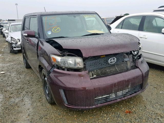JTLKE50E191064983 - 2009 TOYOTA SCION XB Бордовый фото 1