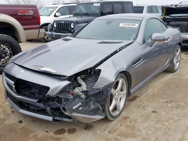 WDDPK5HA4DF059631 - 2013 MERCEDES-BENZ SLK 350 灰色 照片 2