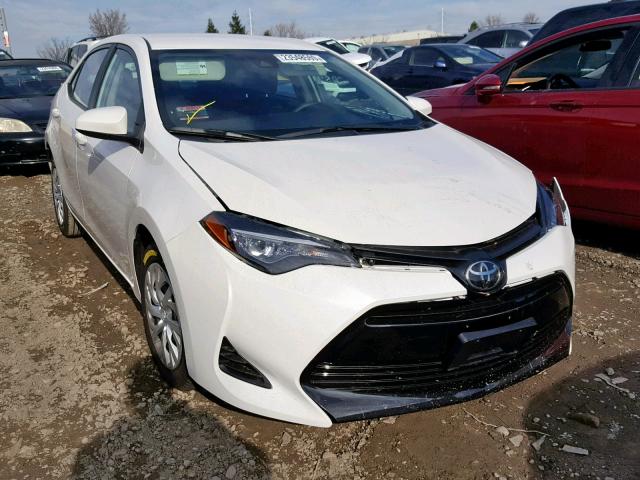 5YFBURHE8KP913745 - 2019 TOYOTA COROLLA L WHITE photo 1