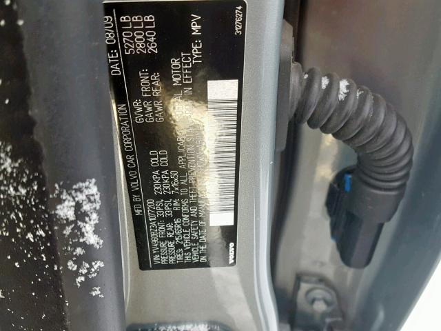 YV4960BZ3A1077200 - 2010 VOLVO XC70 3.2 银色 照片 10