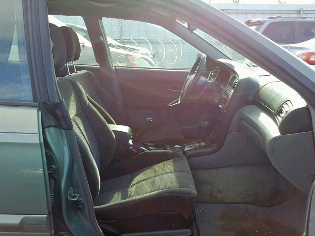 4S3BH635337311543 - 2003 SUBARU LEGACY L GREEN photo 5