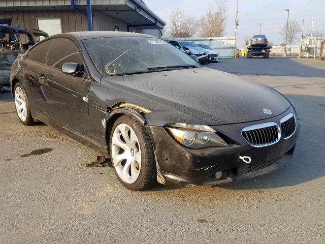 WBAEH73405B191420 - 2005 BMW 645 CI AUT BLACK photo 1