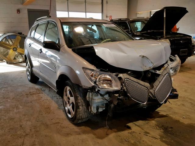 5Y2SL65827Z433181 - 2007 PONTIAC VIBE SILVER photo 1