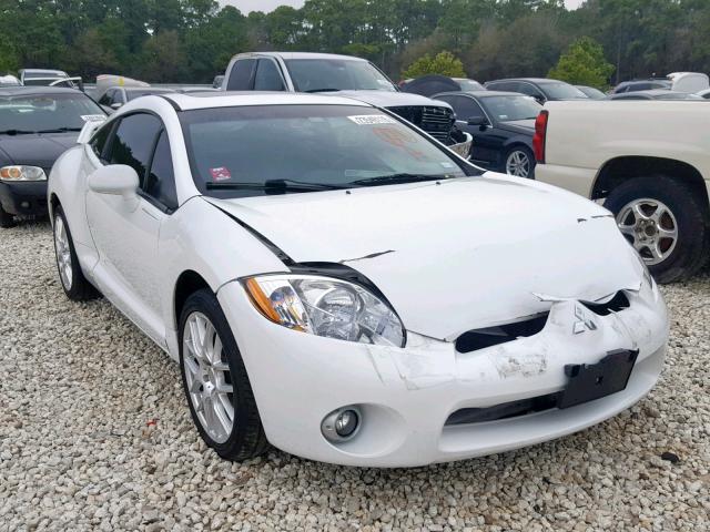 4A3AK34T38E009713 - 2008 MITSUBISHI ECLIPSE GT WHITE photo 1