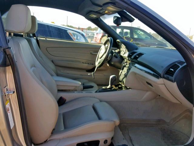 WBAUL73598VE88369 - 2008 BMW 128 I SILVER photo 5