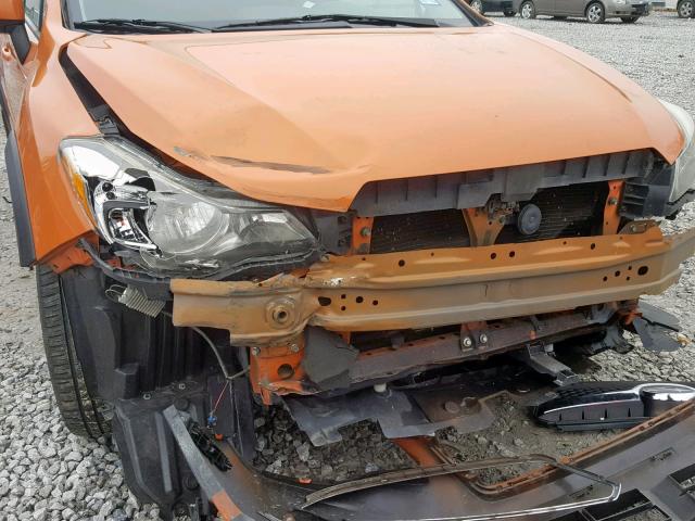 JF2GPAVC7D2826214 - 2013 SUBARU XV CROSSTR ORANGE photo 9