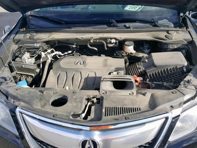 5J8TB4H58EL010734 - 2014 ACURA RDX TECHNO BLACK photo 7