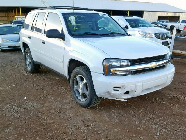 1GNDT13S982240800 - 2008 CHEVROLET TRAILBLAZE WHITE photo 1