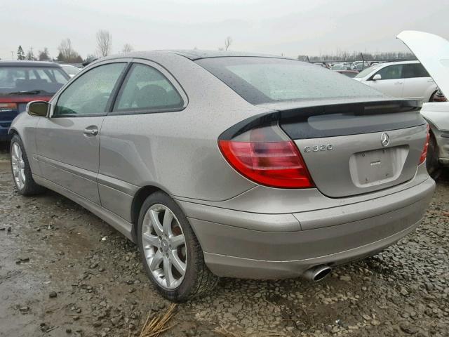 WDBRN64J03A505984 - 2003 MERCEDES-BENZ C 320 SPOR GRAY photo 3