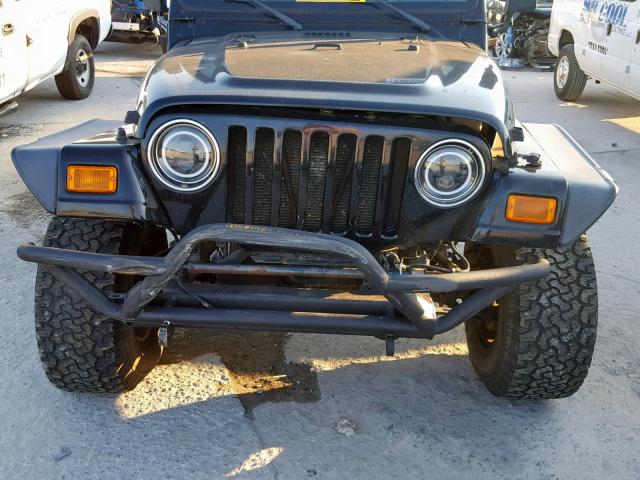 1J4FA59S52P715644 - 2002 JEEP WRANGLER / BLACK photo 9