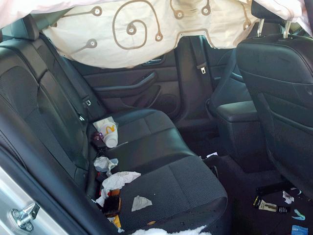 1G11C5SL9FF272027 - 2015 CHEVROLET MALIBU 1LT ვერცხლისფერი ფოტო 6