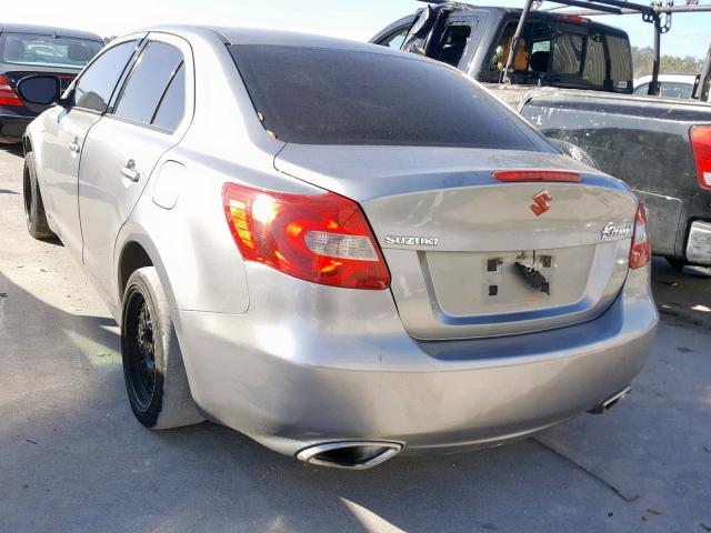 JS2RE9A38A6101247 - 2010 SUZUKI KIZASHI SILVER photo 3