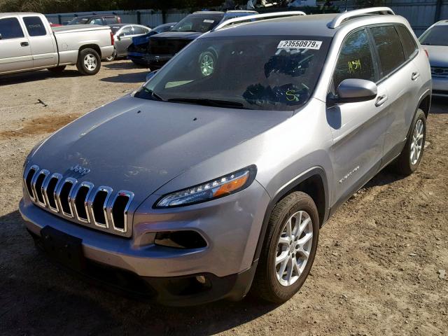 1C4PJLCB2HW623851 - 2017 JEEP CHEROKEE L GRAY photo 2