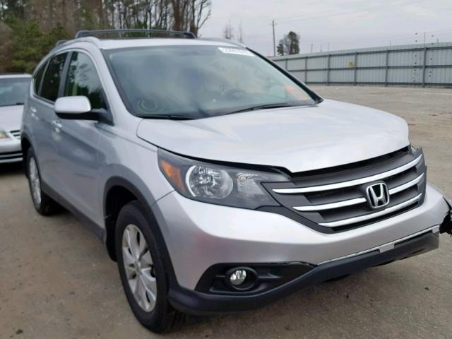 2HKRM4H72DH627120 - 2013 HONDA CR-V EXL SILVER photo 1