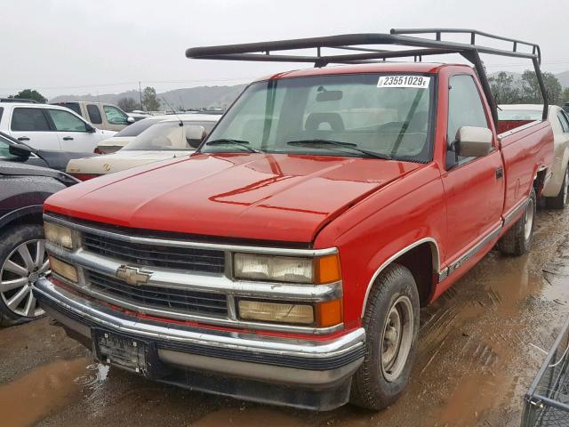 1GCEC14H9RZ263891 - 1994 CHEVROLET GMT-400 C1 RED photo 2