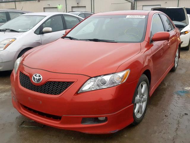 4T1BK46K58U061847 - 2008 TOYOTA CAMRY LE RED photo 2