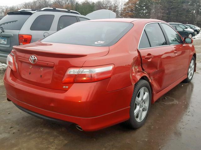 4T1BK46K58U061847 - 2008 TOYOTA CAMRY LE RED photo 4